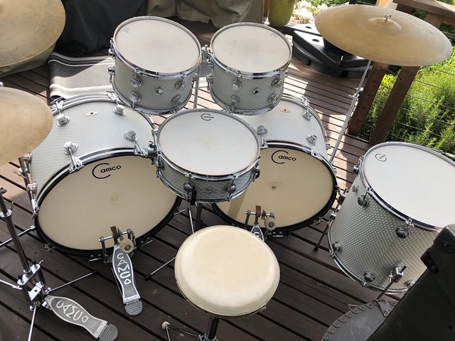 dw double bass drum set